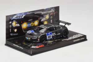 Audi R8 LMS GT3 #100 M. Ekstrom / O. Jarvis Abt Sportsline 24 Hours of Nurburgring 2010 Minichamps 1:43 437101900 Metaal — afbeelding 2 van 5