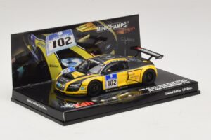 Audi R8 LMS GT3 #102 H-J. Stuck / H. Heyer Black Falcon 24 Hours of Nurburgring 2010 Minichamps 1:43 437101912 Metaal — afbeelding 2 van 5