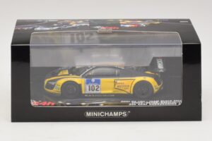 Audi R8 LMS GT3 #102 H-J. Stuck / H. Heyer Black Falcon 24 Hours of Nurburgring 2010 Minichamps 1:43 437101912 Metaal — afbeelding 5 van 5