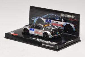 Audi R8 LMS GT3 #111 Metha / Breslin Black Falcon 24 Hours of Nurburgring 2010 Minichamps 1:43 437101911 Metaal — afbeelding 3 van 5