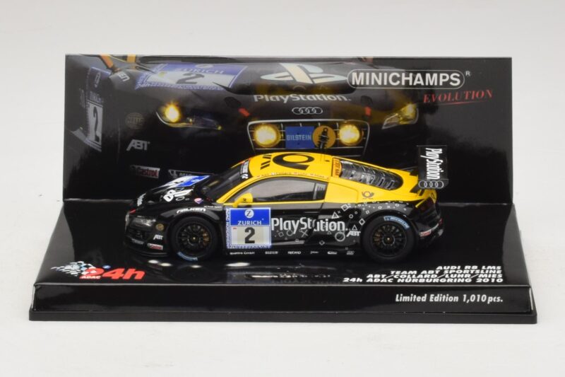 Audi R8 LMS GT3 #2 24 Hours of Nurburgring 2010 Minichamps 1:43 437101902 Metaal
