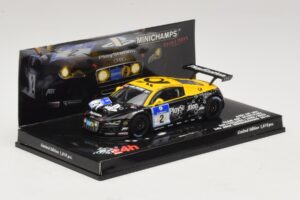Audi R8 LMS GT3 #2 24 Hours of Nurburgring 2010 Minichamps 1:43 437101902 Metaal — afbeelding 2 van 5