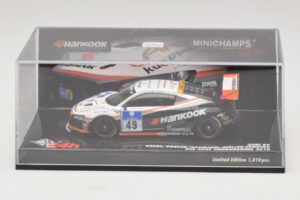 Audi R8 LMS GT3 #49 Krebs / Vogler Hankook 24 Hours of Nurburgring 2010 Minichamps 1:43 437101949 Metaal — afbeelding 4 van 5
