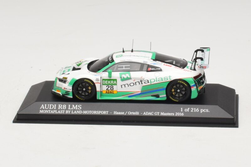 Audi R8 LMS Montaplast By Land-Motorsport #28 C. Haase / S. Ortelli ADAC GT Masters 2016 Minichamps 1:43 Audi R8 LMS Montaplast By Land-Motorsport #28 C. Haase / S. Ortelli ADAC GT Masters 2016 Minichamps 1:43 437161198 Metaal