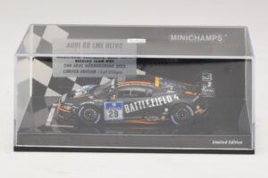 Audi R8 LMS Ultra #29 Team WRT Sandstorm L. Vanthoor 24 Hours of Nurburgring 2013 Minichamps 1:43 437130129 Metaal — afbeelding 4 van 5