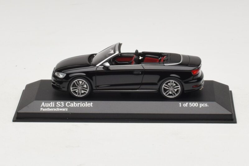 Audi S3 8P Cabriolet Zwart Minichamps 1:43 437013030 Metaal