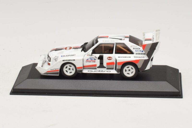 Audi Sport Quattro S1 #1 W. Rohrl Pikes Peak International Hill Climb Winner Record 1987 Minichamps 1:43 Audi Sport Quattro S1 #1 W. Rohrl Pikes Peak International Hill Climb Winner Record 1987 Minichamps 1:43 410871201 Metaal