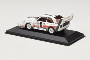 Audi Sport Quattro S1 #1 W. Rohrl Pikes Peak International Hill Climb Winner Record 1987 Minichamps 1:43 410871201 Metaal — afbeelding 3 van 4