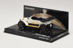 Audi Typ A Phaeton Wit Blauw Minichamps 1:43 437019032 Metaal — afbeelding 3 van 5