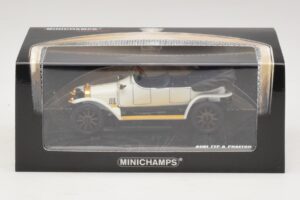 Audi Typ A Phaeton Wit Blauw Minichamps 1:43 437019032 Metaal — afbeelding 5 van 5