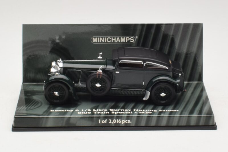 Bentley 6.5 Litre Gurney Nutting Sedan Blue Train Special Groen Minichamps 1:43 Bentley 6.5 Litre Gurney Nutting Sedan Blue Train Special Groen Minichamps 1:43 436139501 Metaal