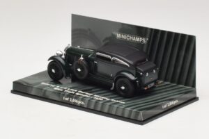 Bentley 6.5 Litre Gurney Nutting Sedan Blue Train Special Groen Minichamps 1:43 436139501 Metaal — afbeelding 3 van 4