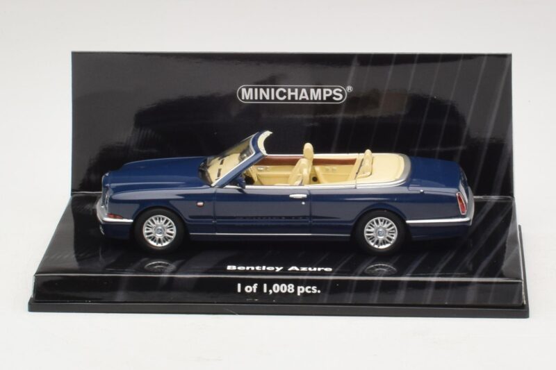 Bentley Azure Blauw Minichamps 1:43 Bentley Azure Blauw Minichamps 1:43 436139931 Metaal