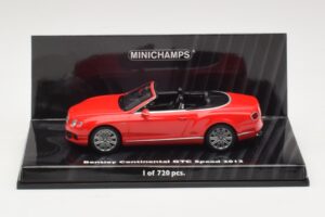 Bentley Continental GTC Speed Rood Minichamps 1:43 Bentley Continental GTC Speed Rood Minichamps 1:43 436139061 Metaal