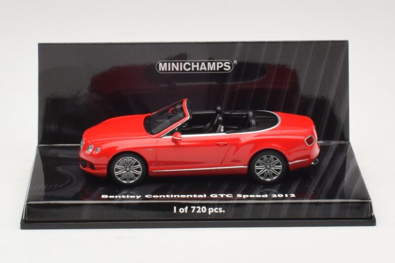 Bentley Continental GTC Speed Rood Minichamps 1:43 436139061 Metaal