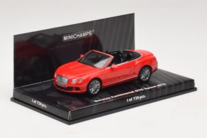 Bentley Continental GTC Speed Rood Minichamps 1:43 436139061 Metaal — afbeelding 2 van 4
