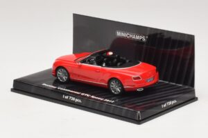 Bentley Continental GTC Speed Rood Minichamps 1:43 436139061 Metaal — afbeelding 3 van 4