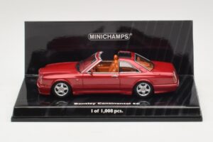 Bentley Continental SC Rood Metallic Minichamps 1:43 436139991 Metaal