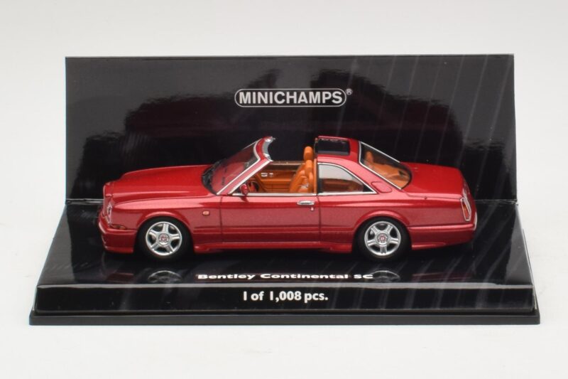 Bentley Continental SC Rood Metallic Minichamps 1:43 436139991 Metaal