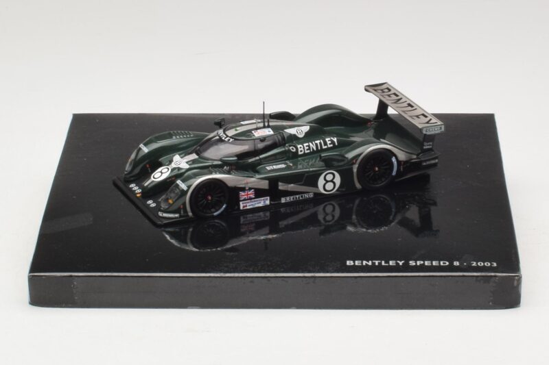 Bentley Speed 8 LMP900 #8 J. Herbert / D. Brabham / M. Blundell 24 Hours of Le Mans 2003 Minichamps 1:43 BL364 Metaal