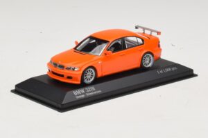BMW 320i E46 Straatversie Oranje Minichamps 1:43 400052400 Metaal — afbeelding 2 van 4