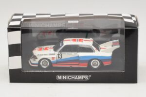 BMW 320i Group 5 #13 M. Winkelhock DRM 1977 Minichamps 1:43 400772313 Metaal — afbeelding 4 van 4