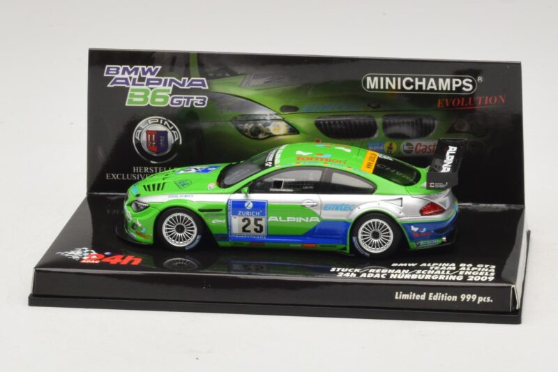 BMW Alpina B6 GT3 #25 24 Hours of Nürburgring 2009 Minichamps 1:43 437092625 Metaal