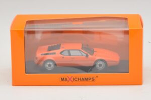 BMW M1 Oranje Maxichamps 1:43 940025020 Metaal — afbeelding 4 van 4