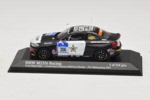 BMW M235i Ring Police Team #306 Carlsson 24 Hours of Nurburgring 2014 Minichamps 1:43 437142406 Metaal