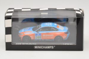 BMW M235i Team Adrenalin #308 Fischer / Zils 24 Hours of Nurburgring 2014 Minichamps 1:43 437142408 Metaal — afbeelding 4 van 4
