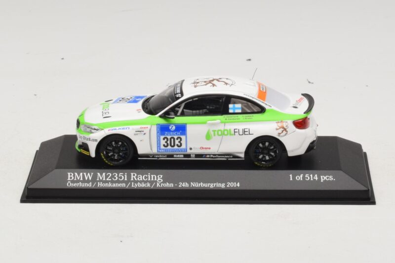 BMW M235i ToolFuel #303 Krohn 24 Hours of Nurburgring 2014 Minichamps 1:43 437142403 Metaal