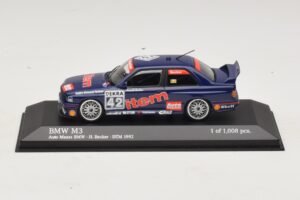 BMW M3 E30 Auto Maas #42 Becker DTM 1992 Minichamps 1:43 430922042 Metaal