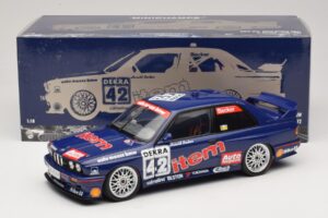 BMW M3 E30 Auto Maass #42 H. Becker DTM 1992 Minichamps 1:18 180922042 Metaal — afbeelding 8 van 8