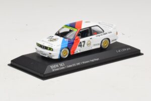 BMW M3 E30 M-Team Linder #47 Vogt / Herger Winners ETC Zolder 1987 Minichamps 1:43 430872047 Metaal — afbeelding 2 van 4