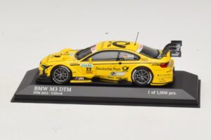 BMW M3 E92 DTM #22 T. Glock BMW Team MTEK DTM 2013 Minichamps 1:43 410132222 Metaal