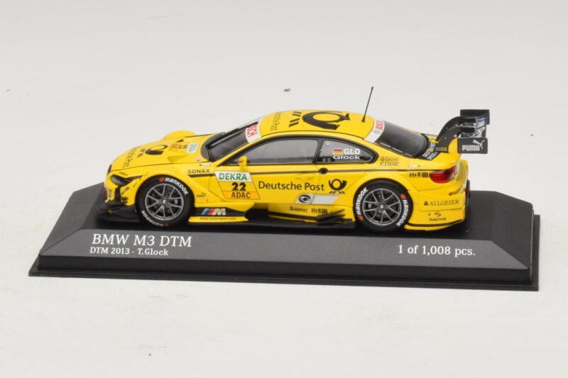 BMW M3 E92 DTM #22 T. Glock BMW Team MTEK DTM 2013 Minichamps 1:43 410132222 Metaal