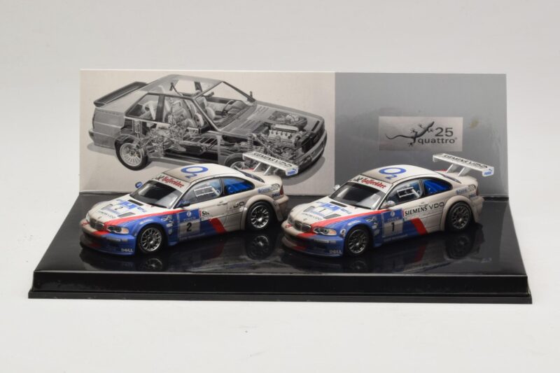 BMW M3 GTR Schnitzer Motorsport J. Müller / D. Müller / H-J. Stuck / P. Lamy Nürburgring 24 Hours Winnaar Editie Set 2004 Min
