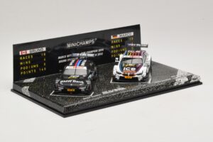 BMW M3 & M4 DTM Champions Set B. Spengler / M. Wittmann 2012 & 2014 Minichamps 1:43 412020723 Metaal — afbeelding 2 van 5