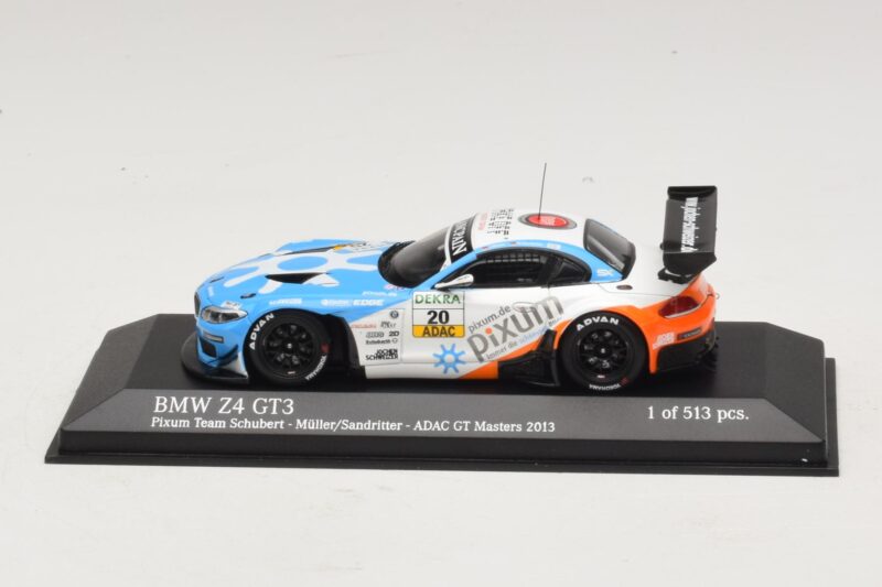 BMW Z4 GT3 Pixum #20 Müller / Sandritter ADAC GT Masters 2013 Minichamps 1:43 BMW Z4 GT3 Pixum #20 Müller / Sandritter ADAC GT Masters 2013 Minichamps 1:43 436132420 Metaal