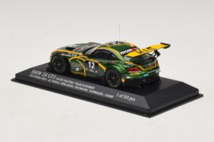 BMW Z4 GT3 Saudi Falcons #12 Al Faisal / Binladen 24 Hours of Dubai 2013 Minichamps 1:43 437132412 Metaal — afbeelding 3 van 4
