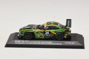 BMW Z4 GT3 Saudi Falcons #24 Al Faisal / Binladen 24 Hours of Dubai 2013 Minichamps 1:43 437132424 Metaal