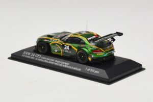 BMW Z4 GT3 Saudi Falcons #24 Al Faisal / Binladen 24 Hours of Dubai 2013 Minichamps 1:43 437132424 Metaal — afbeelding 3 van 4