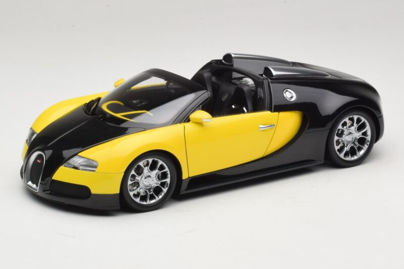 Bugatti Veyron Grand Sport Black Lemon Minichamps 1:18 100110831 Metaal