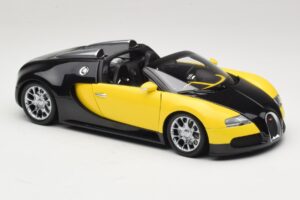 Bugatti Veyron Grand Sport Black Lemon Minichamps 1:18 100110831 Metaal — afbeelding 6 van 8