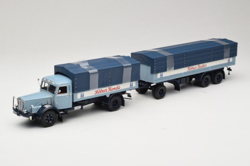 Bussing 8000S13 Pritschenzug Kölner Zucker Minichamps 1:43 499079920 Metaal