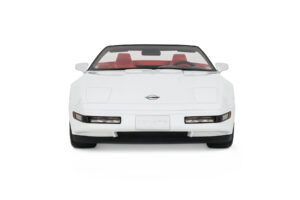 Chevrolet Corvette C4 Cabriolet Arctic White GT Spirit 1:18 GT580 Hars — afbeelding 4 van 5