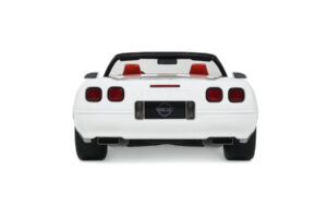 Chevrolet Corvette C4 Cabriolet Arctic White GT Spirit 1:18 GT580 Hars — afbeelding 5 van 5