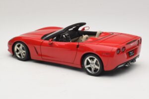 Chevrolet Corvette C6 Cabriolet Rood AUTOart 1:18 71221 Metaal — afbeelding 7 van 8