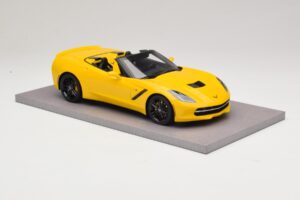 Chevrolet Corvette C7 Velocity Yellow BBR 1:18 BLM1815E Hars — afbeelding 4 van 6