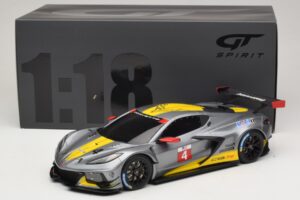 Chevrolet Corvette C8.R Grijs GT Spirit 1:18 GT307 Hars — afbeelding 6 van 6
